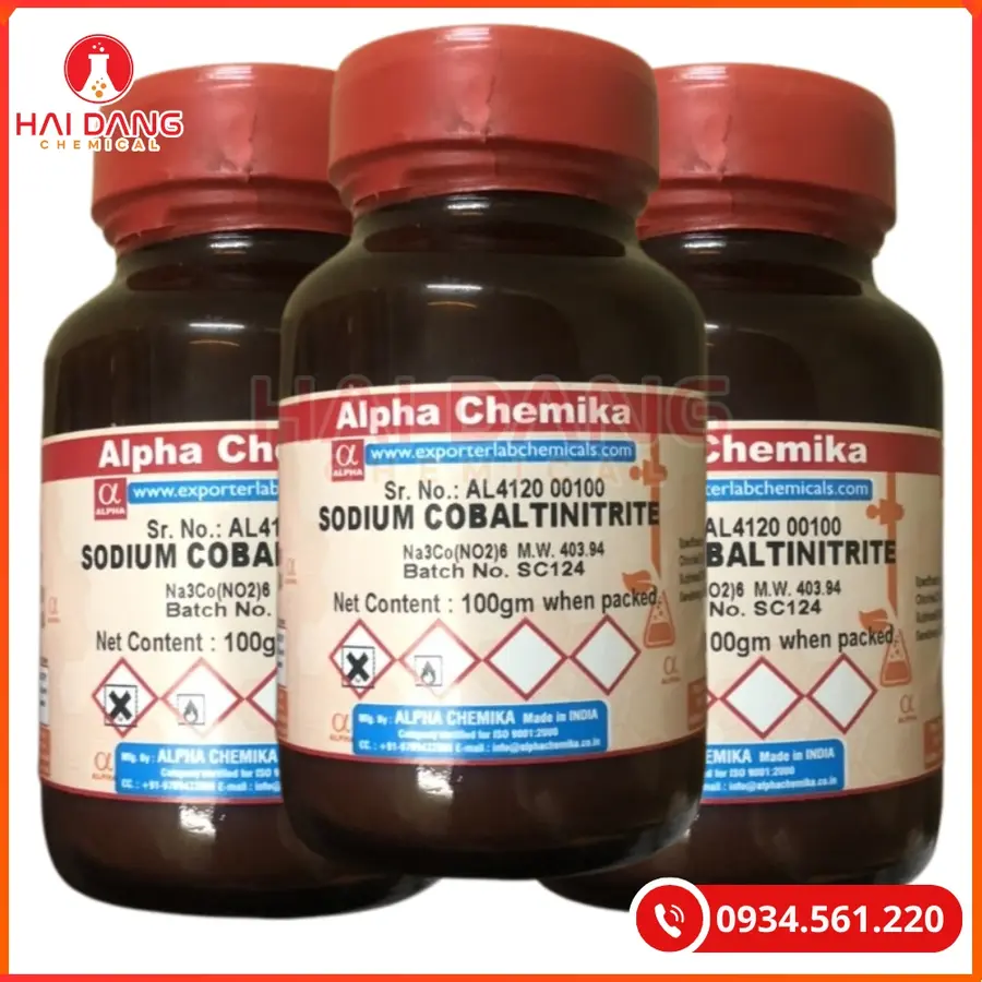 Sodium dichloroisocyanurate C3Cl2N3NaO3 Alpha chemika 250g Tại Quảng Ninh