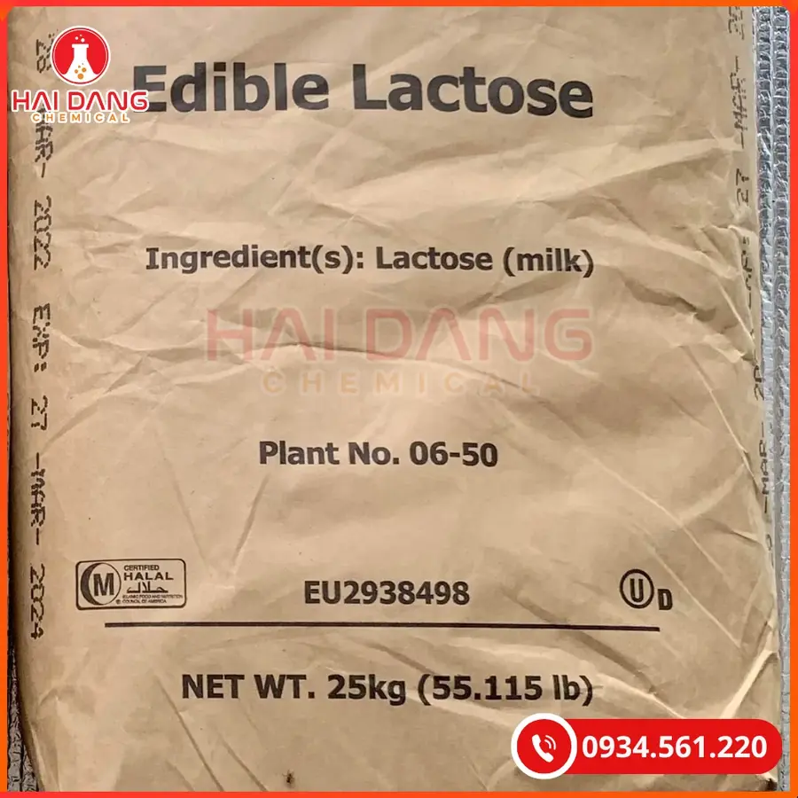 Edible Lactose 25kg/bao Tại Quảng Ninh