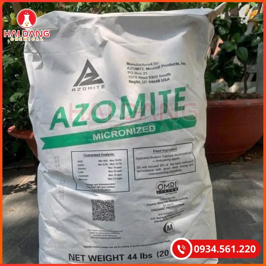 Azomite Mỹ 20kg/bao Tại Quảng Ninh