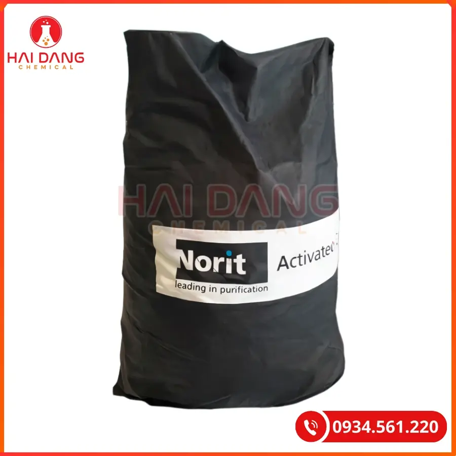 Than hoạt tính Norit PK13M Ấn Độ 12,5kg/bao Tại Quảng Ninh